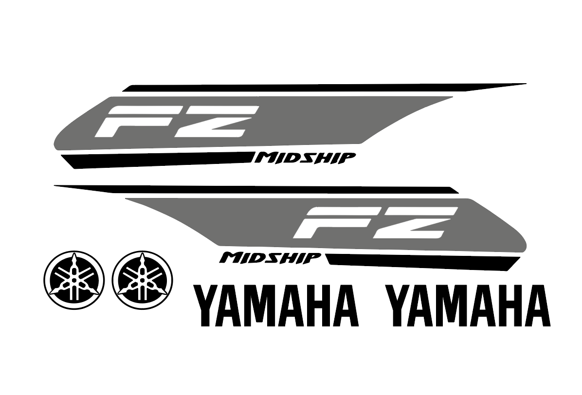 Sticker, Calcomania Para Tanque: Yamaha Fz Midship
