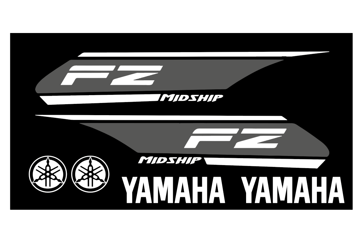 Sticker, Calcomania Para Tanque: Yamaha Fz Midship