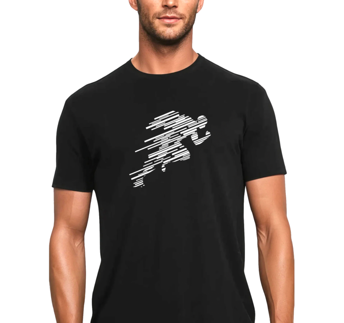 Playera manga corta Running