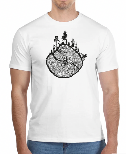 Playera manga corta ciclismo Bosque