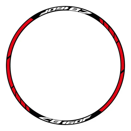 Stickers Calcomanias Reflejantes Para Rin Moto Honda Cb160f