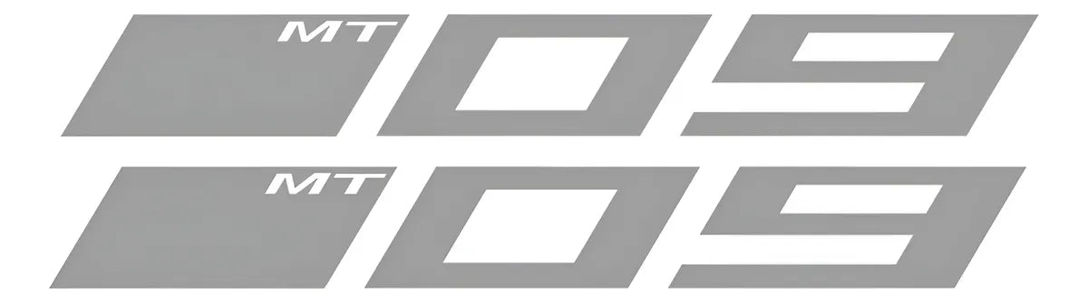 Stickers Calcomanias Para Mt-09 Yamaha Moto Laterales Vinil