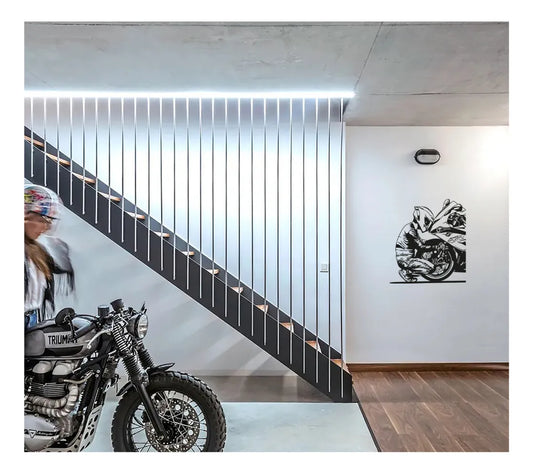 Sticker Calcomania Biker Motocicleta Motos Decorativo Negro