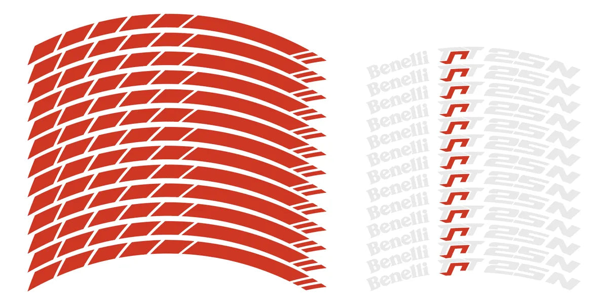 Stickers Calcomanias Para Rin Moto Benelli Tnt25n 250 Vinil