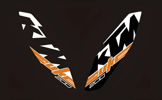Stickers Calcomanías P Moto Ktm Duke 200 2017-2021 Laterales