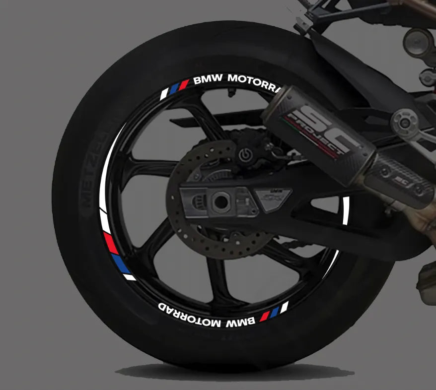 Stickers Calcomanias Reflejantes Para Rin Moto Bmw Motorrad