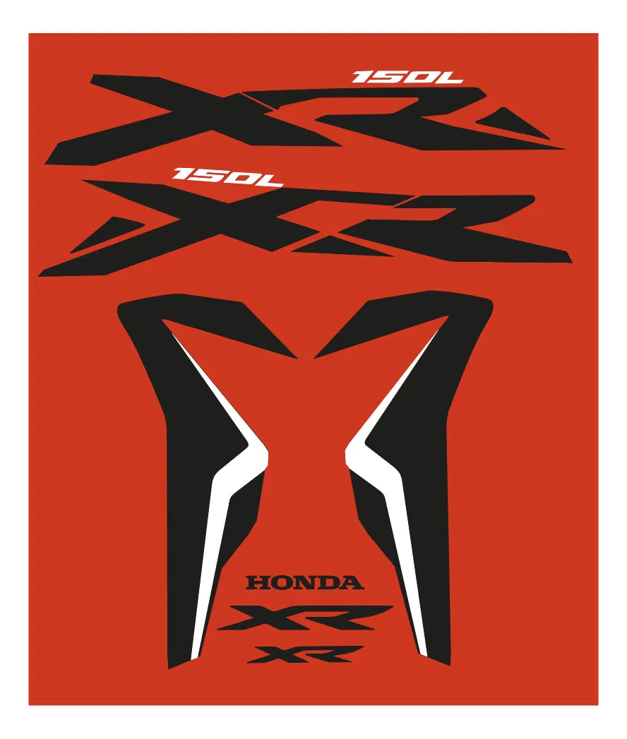 Stickers Calcomanias Para Moto Honda Xr 150 L Laterales