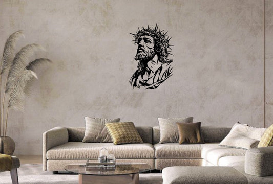 Sticker Calcomanía Jesús Cristo Católico Vinil Decoración