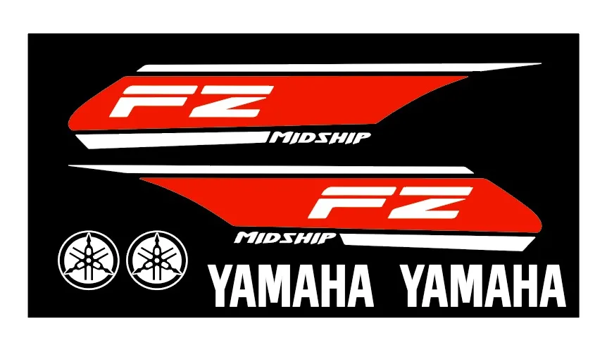 Sticker, Calcomania Para Tanque: Yamaha Fz Midship