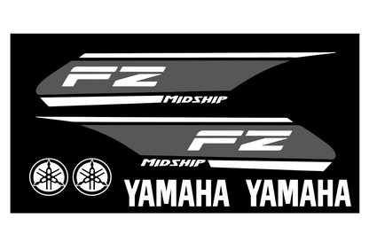 Sticker, Calcomania Para Tanque: Yamaha Fz Midship