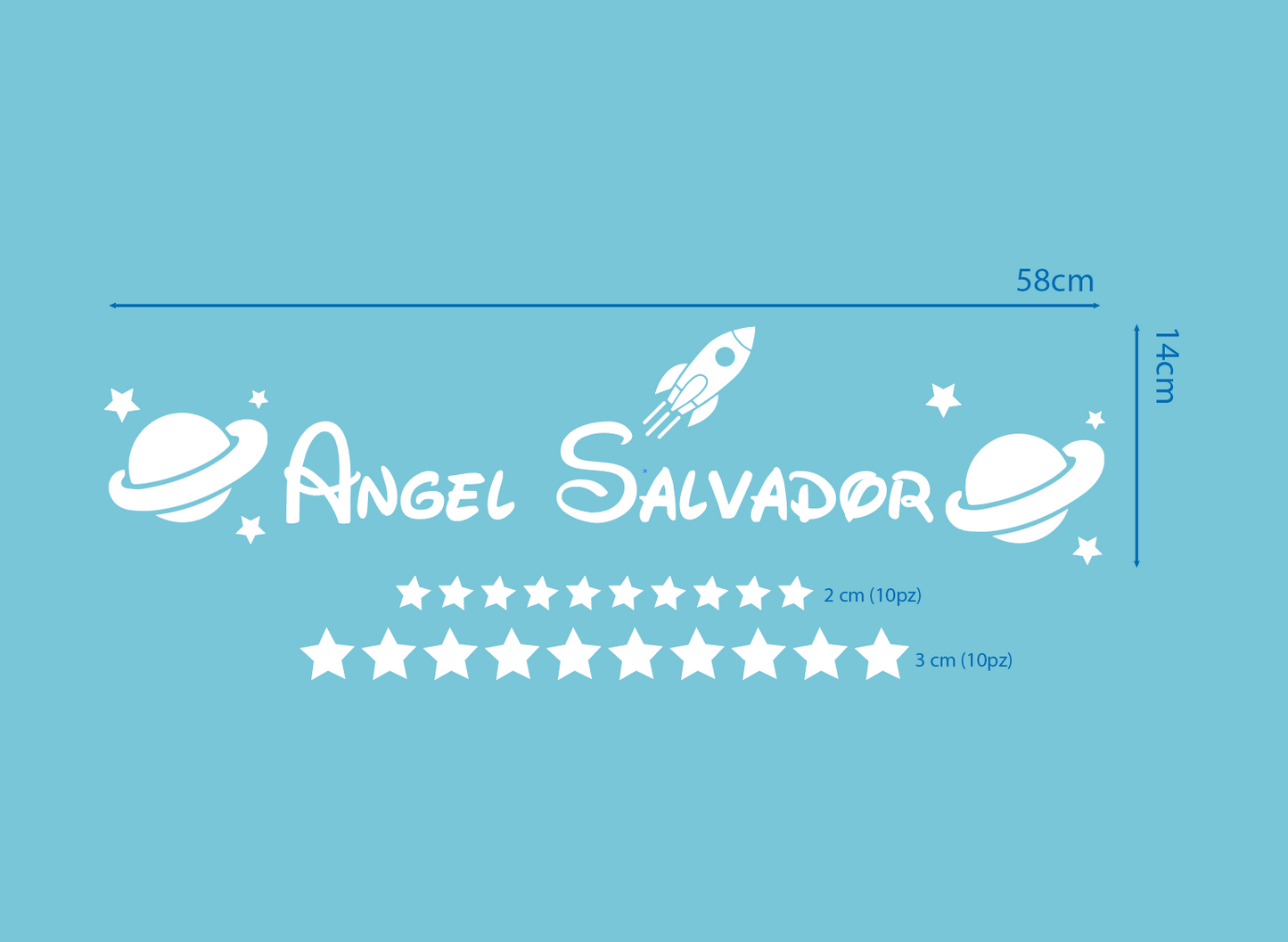 Decorativo para cuarto de niño Personalizado