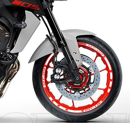 Stickers Calcomanias Reflejantes Para Rin Moto Yamaha Mt 09