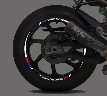 Stickers Calcomanias Reflejantes Para Rin Moto Bmw Motorrad