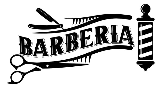 Letrero Calcomania Barberia Estetica Vinil P Negocio Hogar