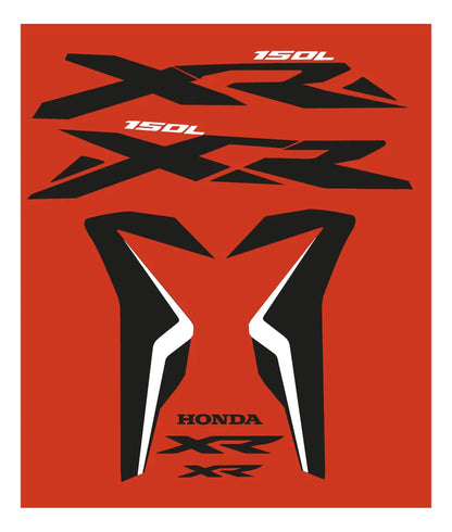 Stickers Calcomanias Para Moto Honda Xr 150 L Laterales