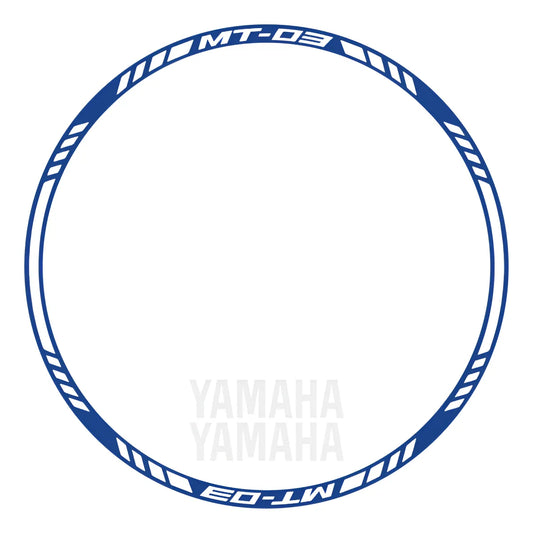 Stickers Calcomanias Reflejantes Para Rin Moto Yamaha Mt03