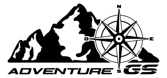Sticker Calcomania Reflejante Adventure Gs Para Topcase Moto